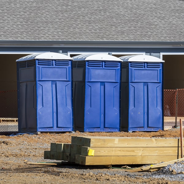 are there different sizes of portable toilets available for rent in Edgewood